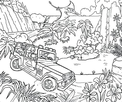 jurassic world coloring pages coloring home