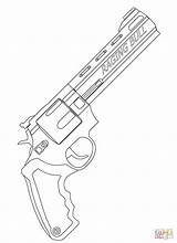 Revolver Raging Pistola Pistool Kleurplaat Fusil Ausmalbild Pistole Supercoloring Airsoft M16 Disegno Malvorlagen Paintball Minigun Pistolet Worksheetschool Waffen Pumpgun Trunks sketch template