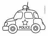 Car Police Coloring Kids Pages Printable раскраски перейти детские Transportation рисунки sketch template