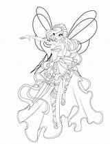 Winx Sirenix Princesse Bloomix sketch template