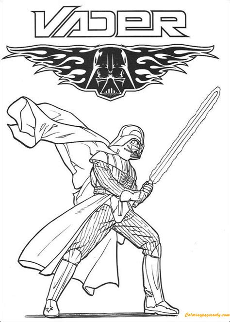 darth vader symbol coloring page coloring pages  kids  adults