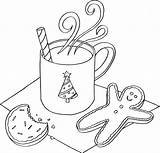 Coloring Pages December Chocolate Hot Christmas Cookies Kids Sheets Colouring Bestcoloringpagesforkids Adult Template Colors Sketch sketch template