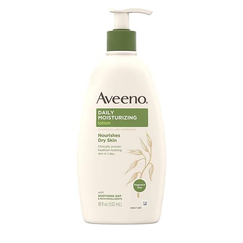 aveeno daily moisturizing body lotion  soothing oat  rich