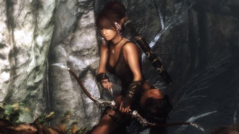 skyrim sexy wallpaper wallpapersafari