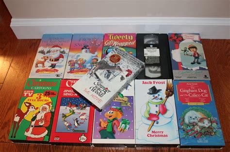 vhs tapes lot of 11 ~ all christmas ~ classic old cartoons ~ l k ebay