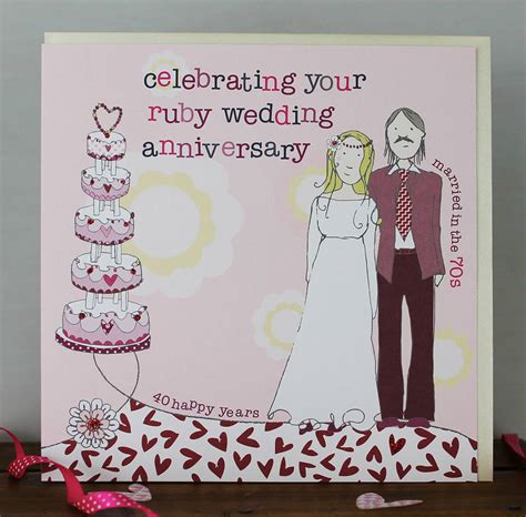 wedding anniversary card  molly mae notonthehighstreetcom