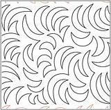 Feather Fern Pantograph sketch template