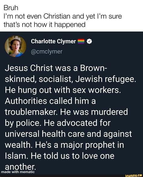 Bruh I M Not Even Christian And Yet I M Sure That S Not How It Happened