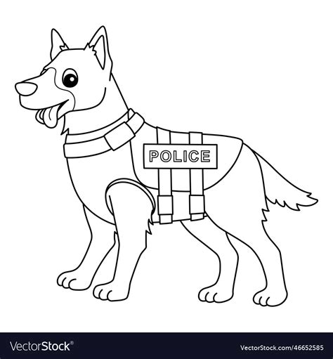 police dog coloring page  printable coloring vrogueco