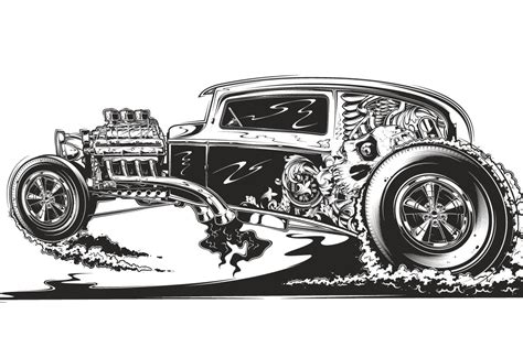 Hot Rod Collection ~ Illustrations ~ Creative Market