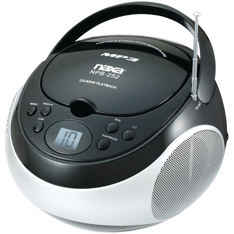 fm radio stereo electronics portable mpcd player  stereo radio black walmartcom