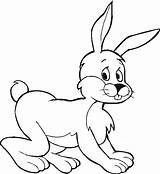 Coloring Animal Pages Color Rabbit Fluffy Animals Print Kids Printable Colour Sheets Clipart Jumping Blank Clip sketch template