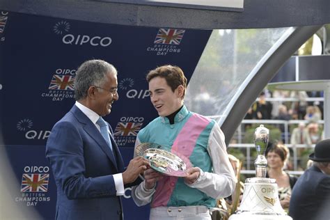 James Doyle Receives His Trophy Qipco Champion Stakes Gro… Flickr