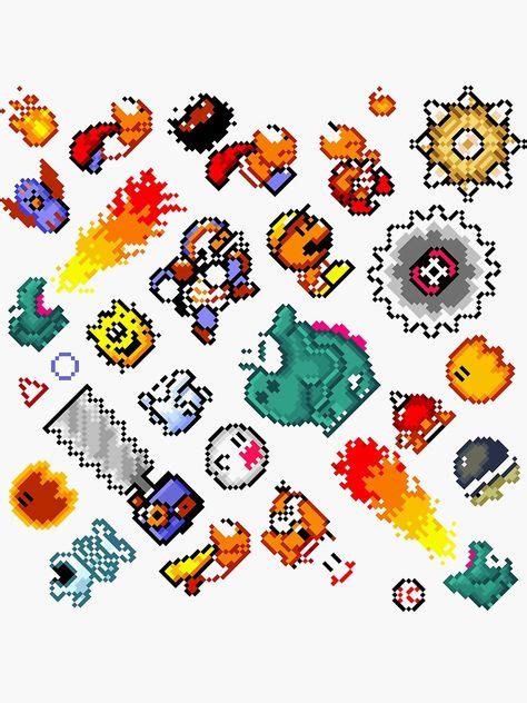 Super Mario World Enemies Second Wave Stickers By Misterpixel