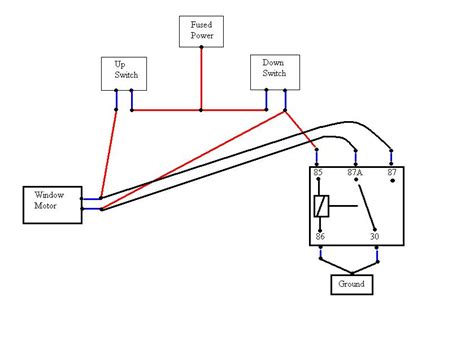 aftermarket power window switch wiring diagram