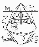 Boat Coloring Pages Speed Motor Simple Kids Printable Boats Cartoon Getcolorings Front Transportation Color Raft Life Getdrawings Choose Board Luxury sketch template