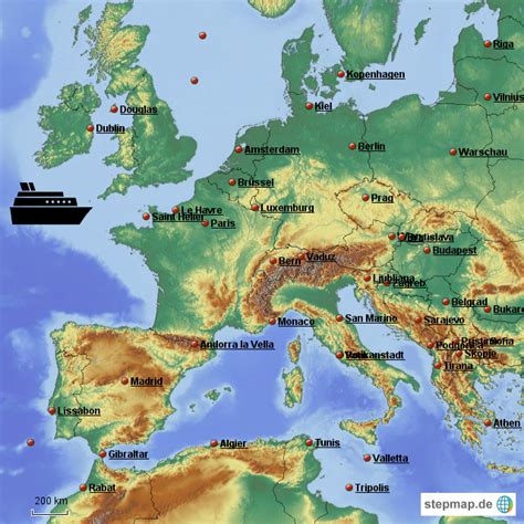 stepmap westeuropa landkarte fuer deutschland