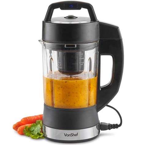vonshef soup maker blender smoothie shake machine  digital  family size ebay