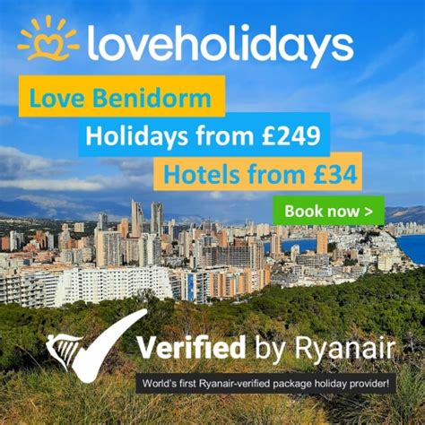 benidorm package holidays hotels transfers and flights