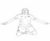 Joueur Foot Coloring Maradona Falcao Radamel Antoine Griezmann Soccer sketch template