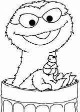 Sesame Street Coloring Pages Printable Kids Colouring Oscar Book Elmo Sheets Birthday Color Cartoon Grouch Books Printables Monster Search Print sketch template