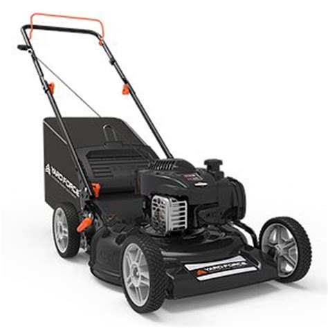 recommended yard force mowers gas powered mowers briggs stratton