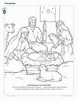 Birth Coloring Jesus Christ Drawing Pages Baby Library Clipart sketch template