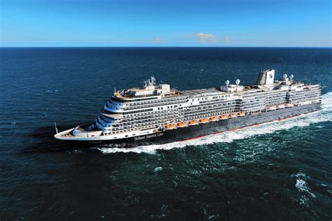 holland americas florida bound cruise ship koningsdam finishes sea