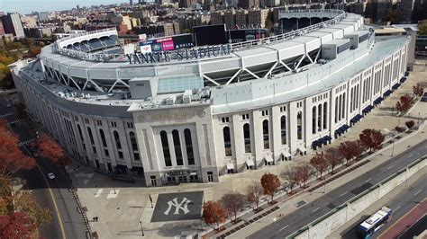 yankee stadium drone footage bronx  york city   youtube