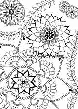 Fleur Fleure Pontilhismo Mindfulness Dedans Pixabay Farbung Zeichnung Greatestcoloringbook sketch template