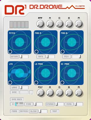 dr drdrone  iwaricom synth analogue subtractive plugin vst