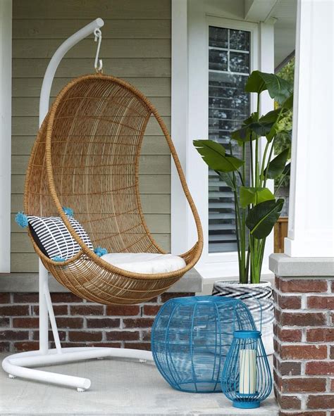 prefer  stay home nest  adorable hanging wicker egg chair