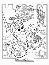 Coloring Pages Veggie Tales Kids Bible Printable Gideon Esther Veggietales Story Special Great Queen Honesty Colouring God Books Sheets Compassion sketch template