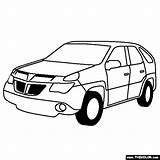 Plymouth Thecolor Pontiac Aztek sketch template