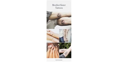 Pin It Brother Sister Tattoos Popsugar Love And Sex