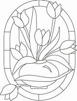 Stained Glass Vitrales Patterns Dibujos Para Vitral Quilt Plantillas Flowers Coloring Moldes Flores Vitray Patrones Designs Mosaico Drawing Pages Colorear sketch template
