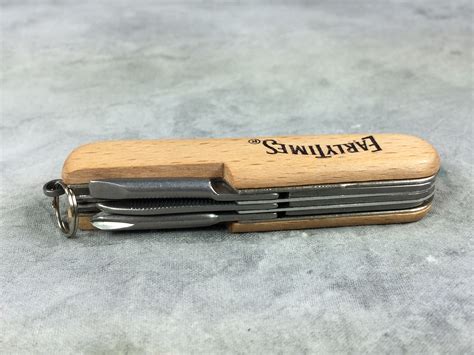 early times wood multi tool utility pocket knife worth