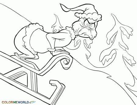 pics  grinch mask coloring pages grinch christmas coloring