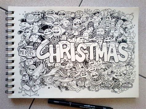 christmas doodles  kerbyrosanes  deviantart