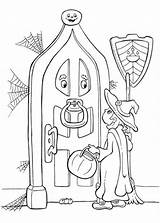 Coloring Pages Door Knocking Girl Jesus Dracula Halloween Girls Two Little Young House Old Drawing Color Getcolorings Print Getdrawings sketch template