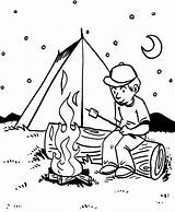 Camping Coloring Pages Printable Bbq Night Sheets Kids People Worksheets Print Jobs Source Getdrawings sketch template
