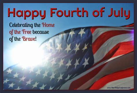 happy fourth  july blue ridge mountains christian writers conference