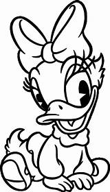 Daisy Duck Minnie Getcolorings Wecoloringpage Divyajanani sketch template