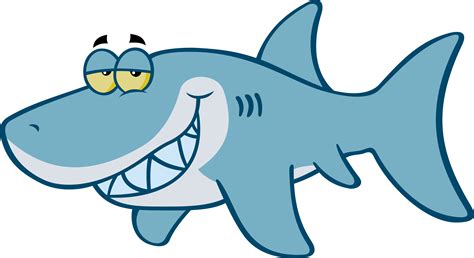 shark royalty  cartoon clip art cartoon great white shark clipart png  full