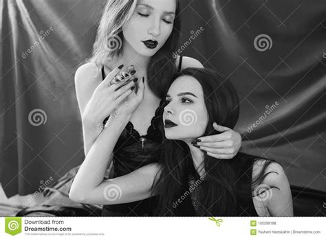 artistic black and white photography two beautiful girls