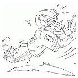 Football Coloring Catch Back sketch template