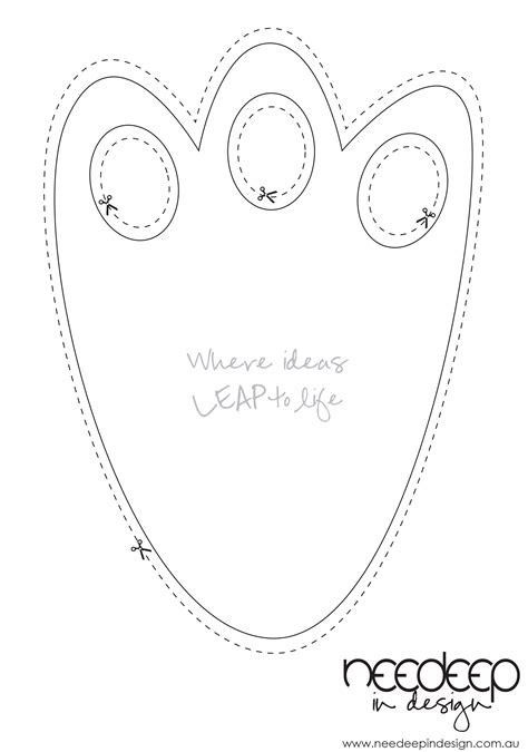 easter bunny footprint large  cut colour     template