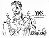 Thor Coloring Pages Itl sketch template