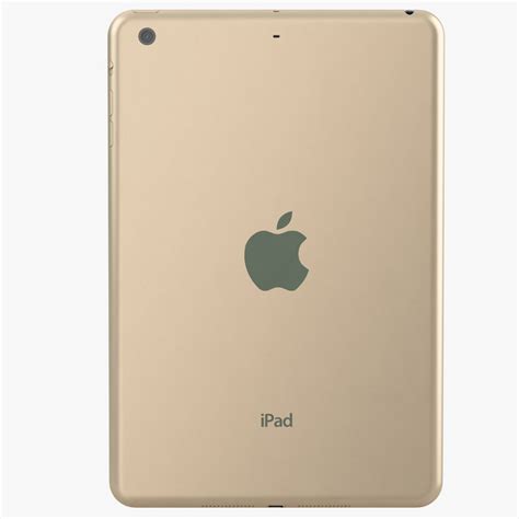 apple ipad mini  gold  model max obj cgtradercom