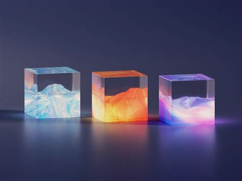 glass cube    wantline  dribbble glass cube cube design cube